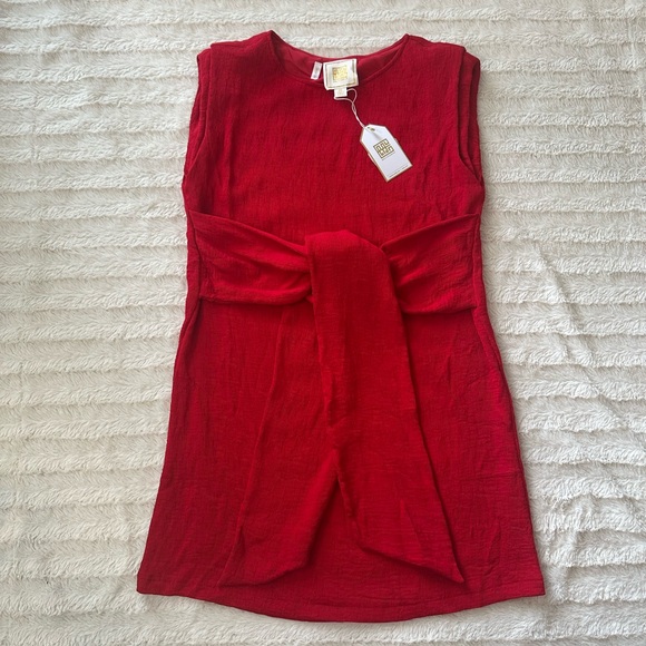 Emily Mccarthy Dresses & Skirts - Emily McCarthy Cranberry Red Del Mar Sleeveless Dress